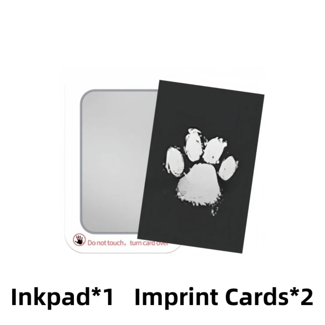 Baby Handprint and Footprint Kit Safe Non-Toxic Ink Pads Clean Inkless Touch Pet Paw Print Ink Kits with