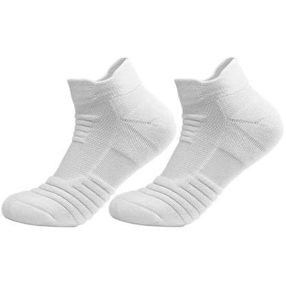 6/12Pairs Breathable Mesh Athletic Terry Socks Cushioned Moisture-managing and Durable Reduces Foot for Running Hiking & Sports
