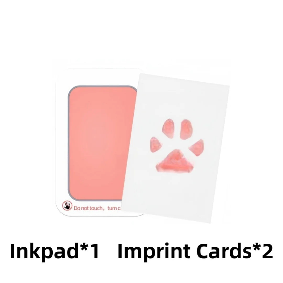 Baby Handprint and Footprint Kit Safe Non-Toxic Ink Pads Clean Inkless Touch Pet Paw Print Ink Kits with