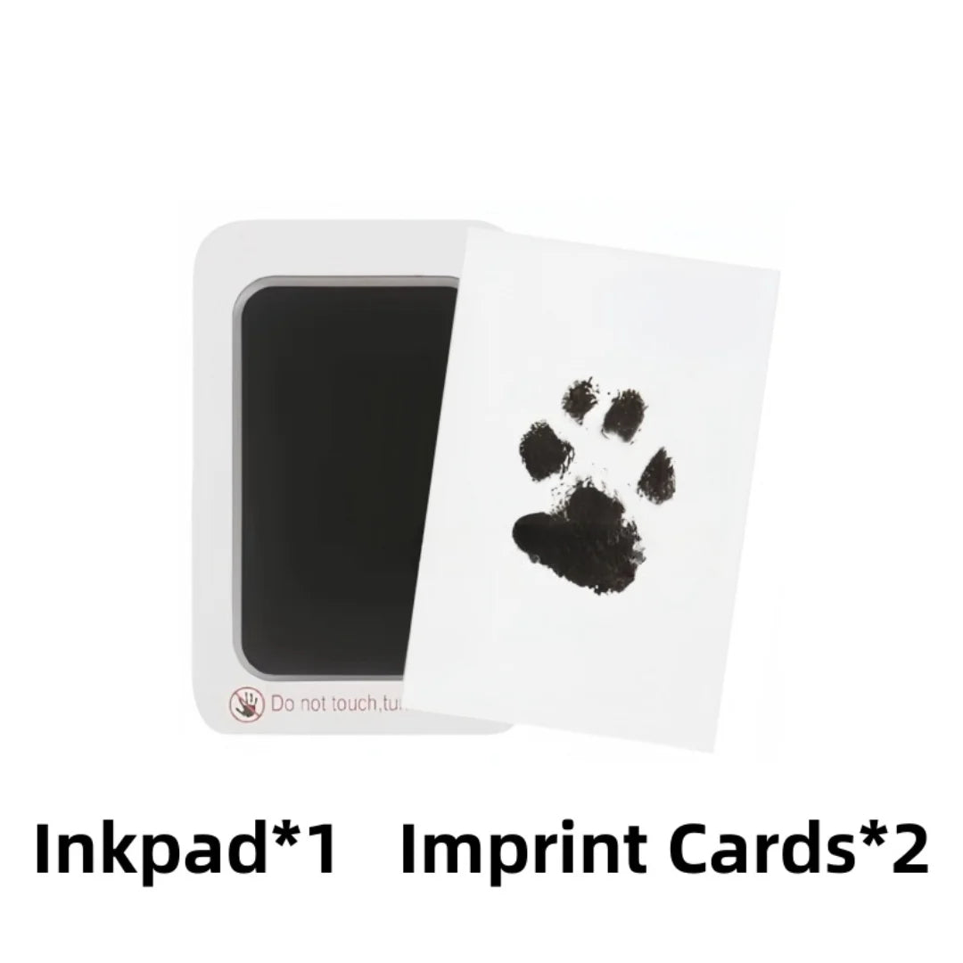 Baby Handprint and Footprint Kit Safe Non-Toxic Ink Pads Clean Inkless Touch Pet Paw Print Ink Kits with