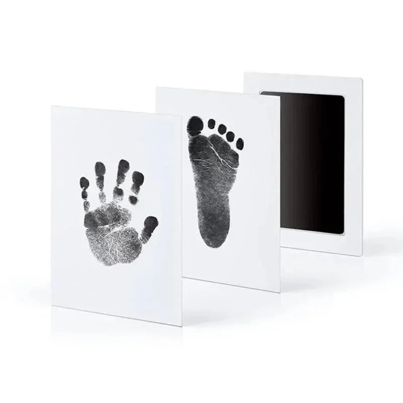 Baby Handprint and Footprint Kit Safe Non-Toxic Ink Pads Clean Inkless Touch Pet Paw Print Ink Kits with