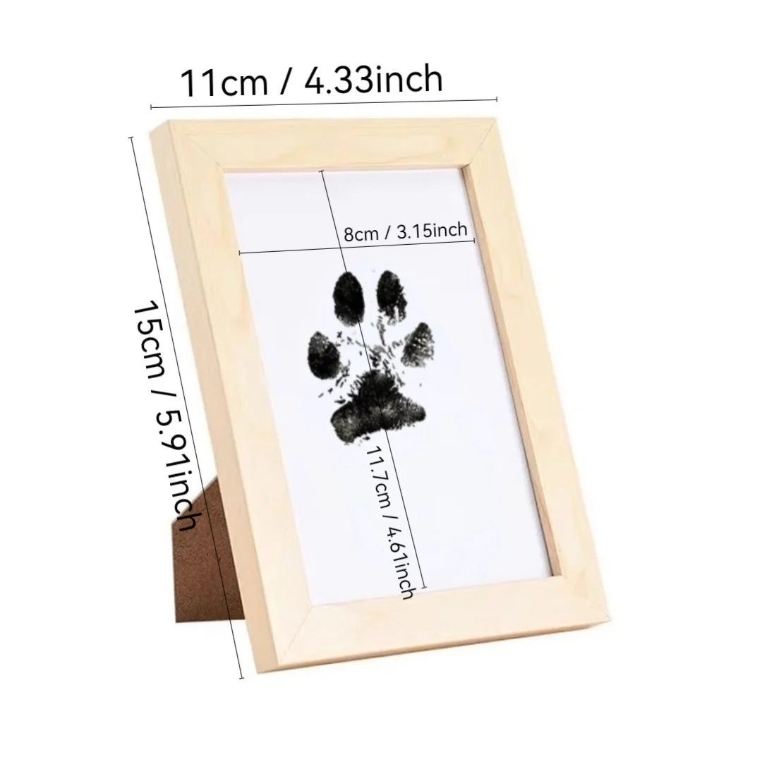 Baby Handprint and Footprint Kit Safe Non-Toxic Ink Pads Clean Inkless Touch Pet Paw Print Ink Kits with