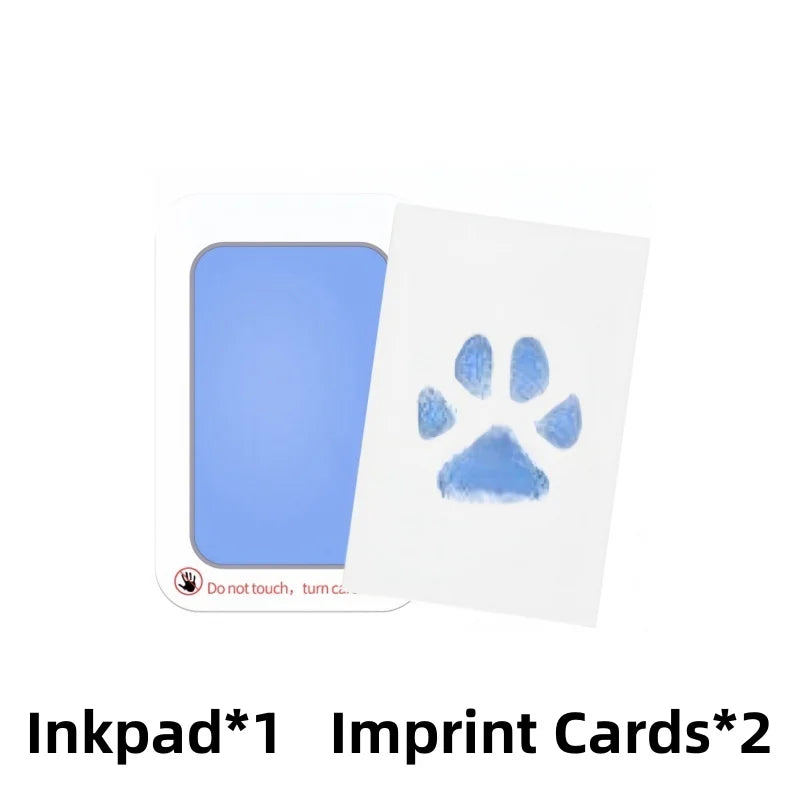 Baby Handprint and Footprint Kit Safe Non-Toxic Ink Pads Clean Inkless Touch Pet Paw Print Ink Kits with