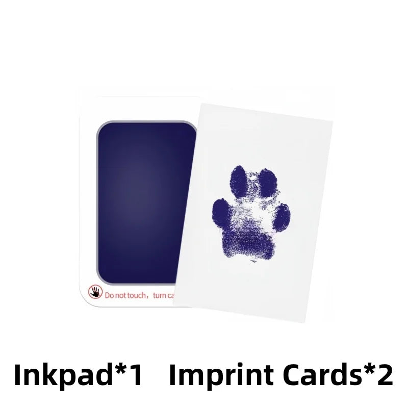 Baby Handprint and Footprint Kit Safe Non-Toxic Ink Pads Clean Inkless Touch Pet Paw Print Ink Kits with